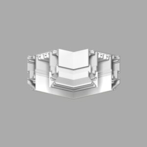 TR2026-WH Угловой элемент 90° трека SMART ONE, алюминий, белый